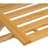 Wall Coat Rack bamboo 50x30x20cm