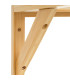 Wall Coat Rack bamboo 50x30x20cm