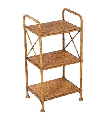 Nightstand METAL 37x29x68cm