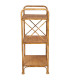 Nightstand METAL 37x29x68cm