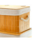Set de 3 malles bambou 40x30x23cm