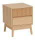 Table de chevet 2 tiroirs 40x39x48cm