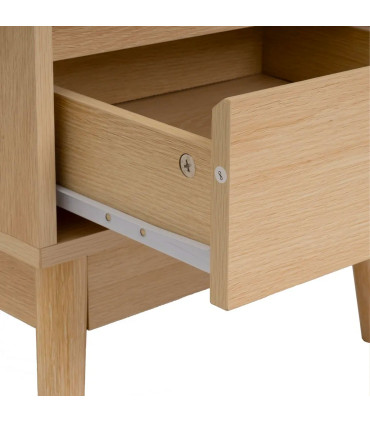 Table de chevet 2 tiroirs 40x39x48cm