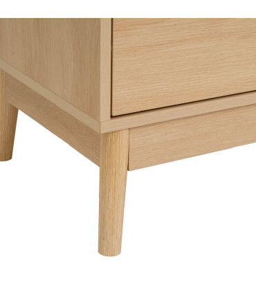 Table de chevet 2 tiroirs 40x39x48cm