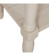 Console classique en bois blanc 2 tiroirs 110x28x75cm