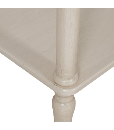 Console classique en bois blanc 2 tiroirs 110x28x75cm