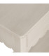 Console classique en bois blanc 2 tiroirs 110x28x75cm