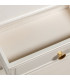 Console classique en bois blanc 3 tiroirs 120x28x81cm
