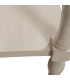 Console classique en bois blanc 3 tiroirs 120x28x81cm