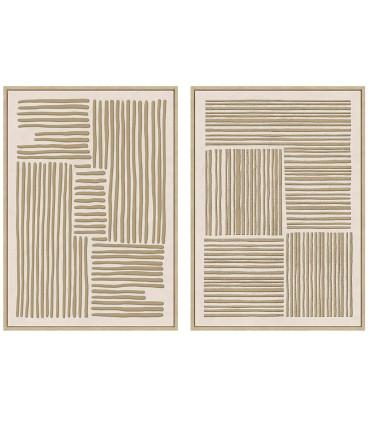 Set of 2 wall Boards abstract