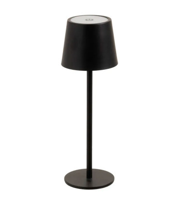 Table Lamp LED metal black wireless 9x9x27cm