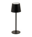 Table Lamp LED metal black wireless 9x9x27cm