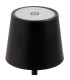 Table Lamp LED metal black wireless 9x9x27cm