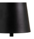 Table Lamp LED metal black wireless 9x9x27cm