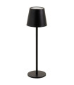 Table Lamp LED metal black wireless 11x11x37cm