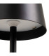 Table Lamp LED metal beige wireless 11x11x37cm