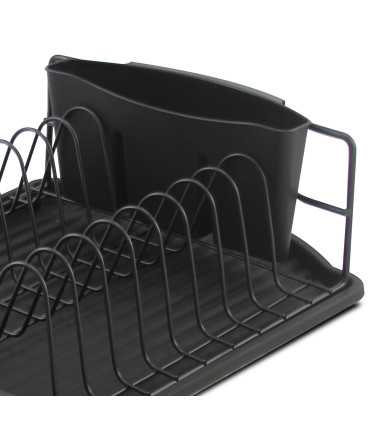 Dish Rack black 47.5x26.5x11cm
