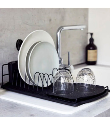 Dish Rack black 47.5x26.5x11cm
