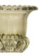 Vase vasque en verre vert 18x18x22cm