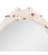 Miroir classique rond blanc 48x6x52cm