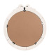 Miroir classique rond blanc 48x6x52cm