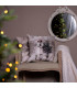 Miroir classique rond blanc 48x6x52cm