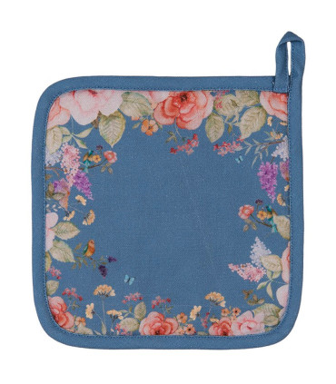 Potholder 100% Cotton blue 20x20cm