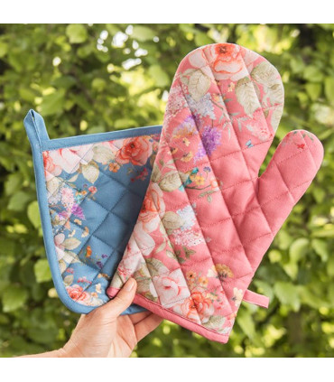 Potholder 100% Cotton blue 20x20cm