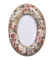 Photo Frame beige flowers 9x13cm