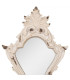 Miroir classique en bois blanc 27x5x42cm