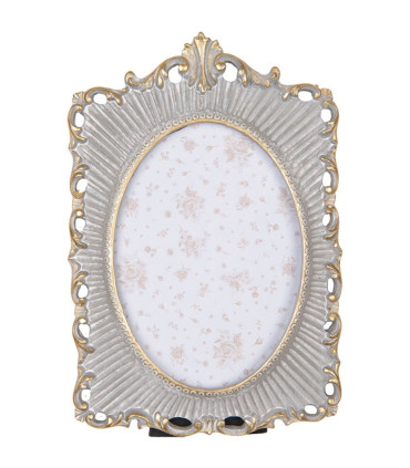 Photo Frame Resine grey and gold 13x18cm