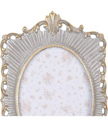 Photo Frame Resine grey and gold 13x18cm