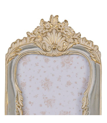 Photo Frame Resine grey and gold 10x15cm