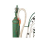 Garden door green metal 132x31x138cm