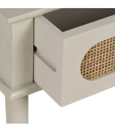 Bedside Table Wood grey 48x40x61.5cm