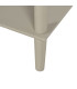 Table de chevet classique en bois gris clair 1 tiroir 48x40x61.5cm