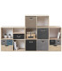 Storage box grey 31x31x31cm