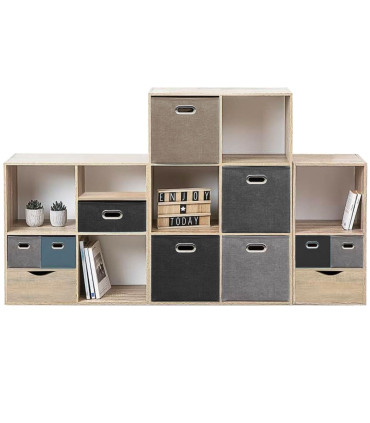 Storage box grey 31x31x31cm