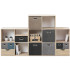 Panier de rangement cube taupe 31x31x31cm