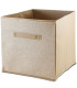 Panier de rangement cube jute 31x31x31cm