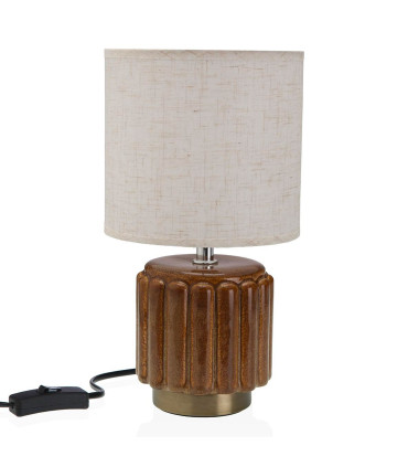 Table Lamp brown ceramic 10x10x22.5cm
