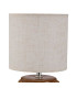 Table Lamp brown ceramic 10x10x22.5cm