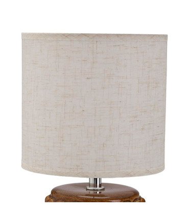 Table Lamp brown ceramic 10x10x22.5cm