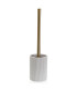 Toilet Brush white resine 9.5x9.5x37cm