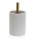 Toilet Brush white resine 9.5x9.5x37cm