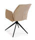 Wood and white Armchair 70x62x79cm