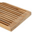 Étagère murale en bois de teck 80x21x20cm