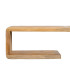 Étagère murale en bois de teck 80x21x20cm