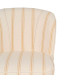 Armchair beige and yellow stripes 54x64x73cm