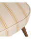 Armchair beige and yellow stripes 54x64x73cm